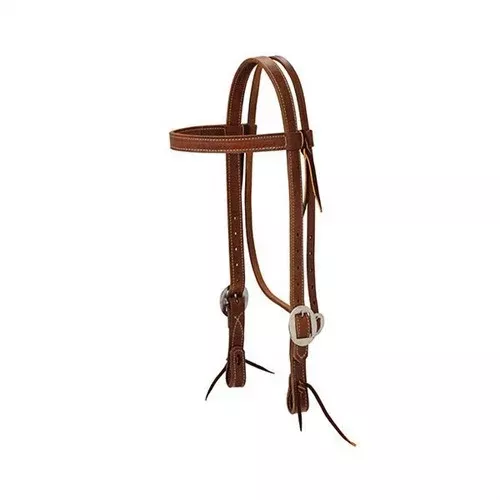 1″ ProTack Browband Headstall – SS – Straight Brow