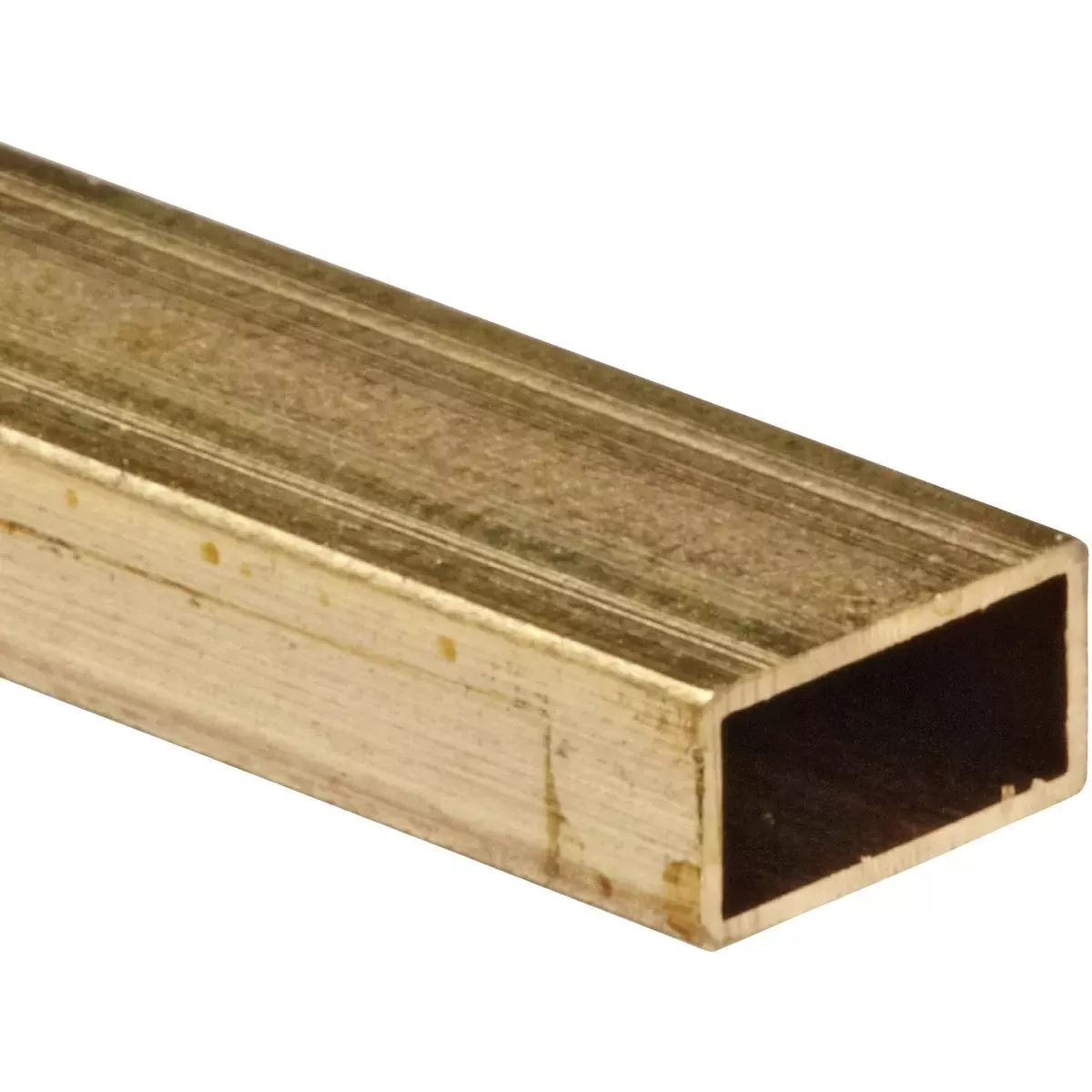 3/8 In. W X 12 In. L Rectangular Brass Tube 1 Pk