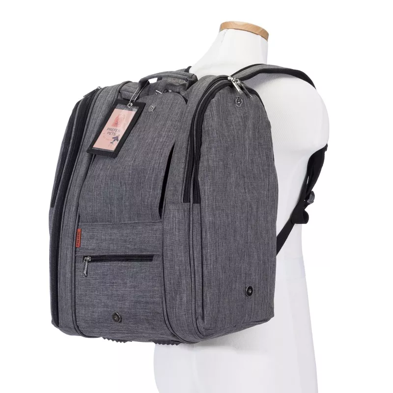 368 Adventure Backpack – Pet Carrier Heather Gray