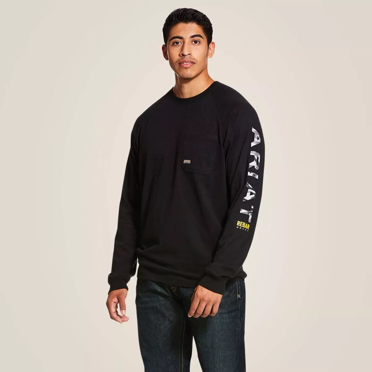 Ariat Men's Rebar Cotton Strong Long Sleeve Graphic Tee