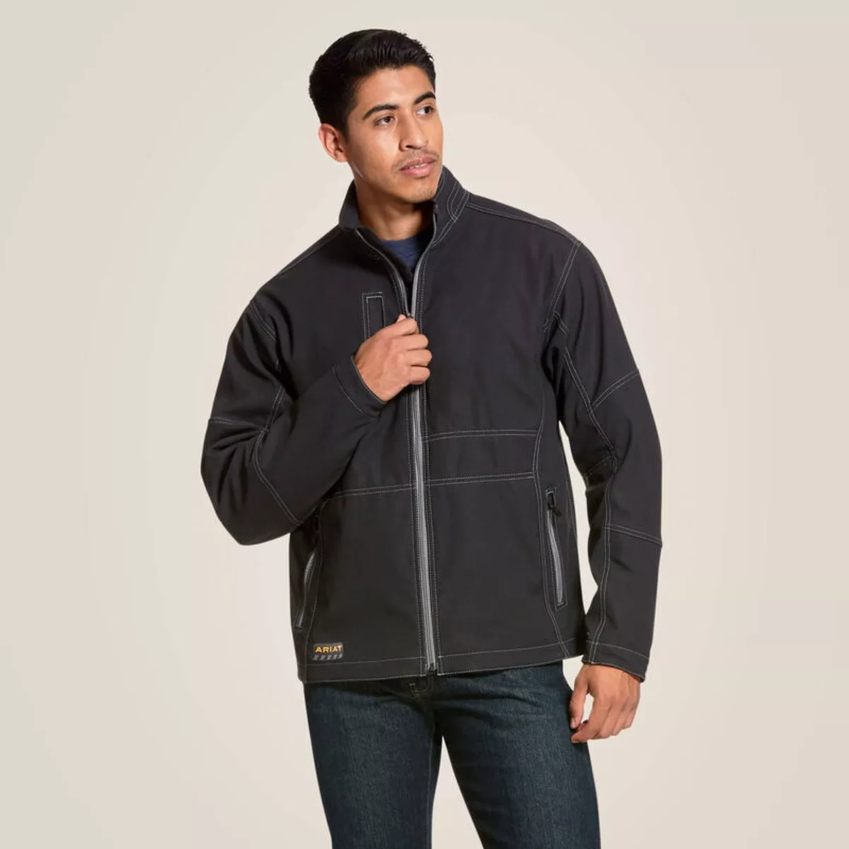 Ariat Men's Rebar Stretch Canvas Softshell Jacket