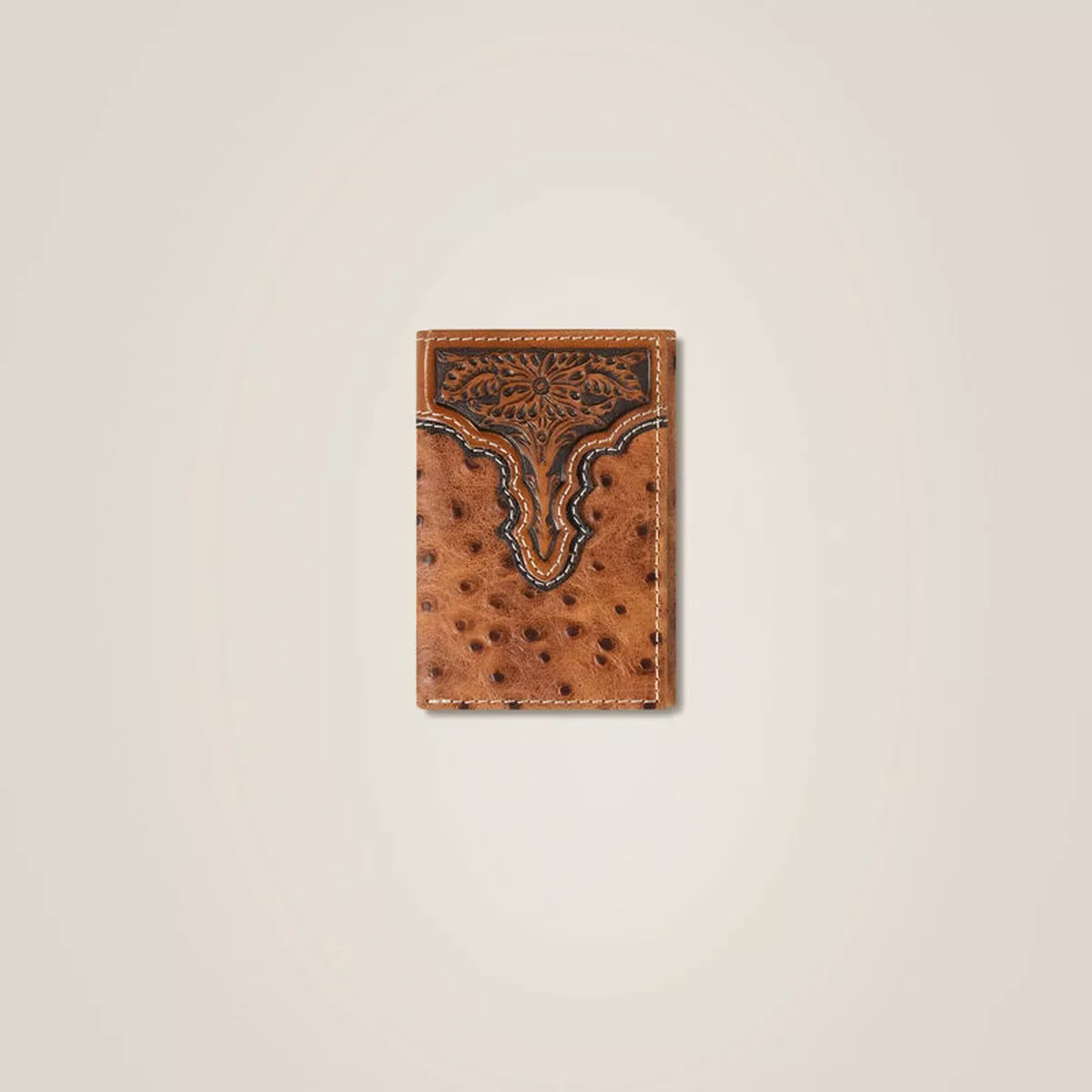 Ariat Ostrich Trifold Wallet
