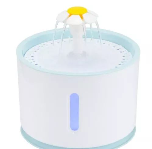 Automatic Pet Water Fountain | LED Light | Filtered | Quiet Pump | Cats & Small Dogs