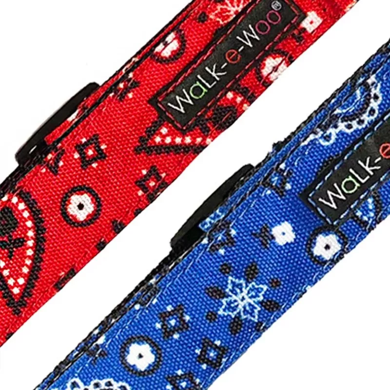 Bandana Dog Collars, Leads, and Bows – 2 Styles