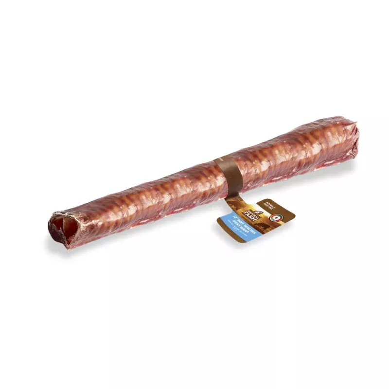 Beef Trachea Jerky Wrapped Dog Treat - 12"