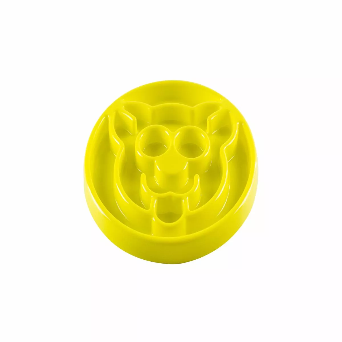 Beonebreed Slow Feeder Cat Bowl, Yellow