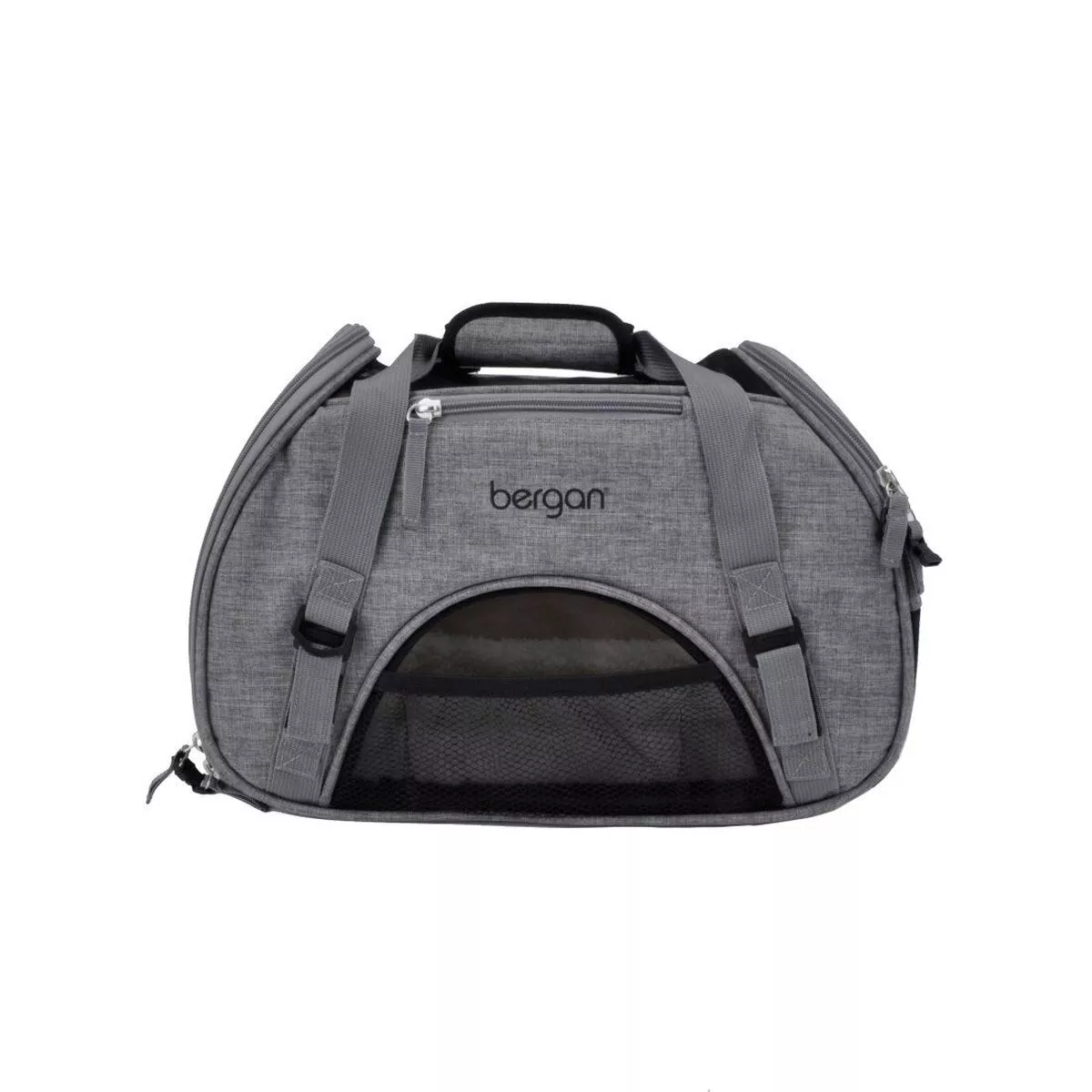 Bergan Comfort Pet Carrier, Heather Grey