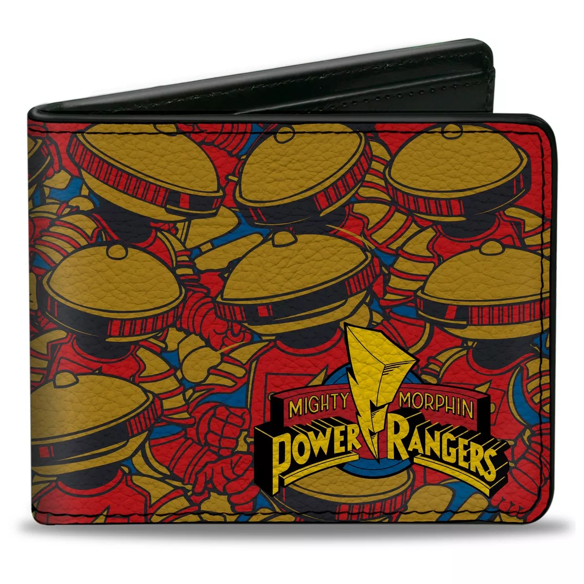 Bi-Fold Wallet - MMPR Power Rangers Retro Alpha 5 Pose Stacked
