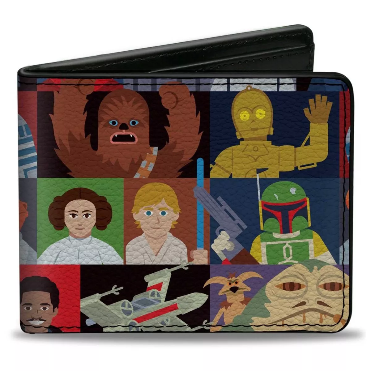 Bi-Fold Wallet - Star Wars Classic Characters Pose Blocks
