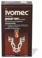 BI, Ivomec, Pour-On, 250 mL