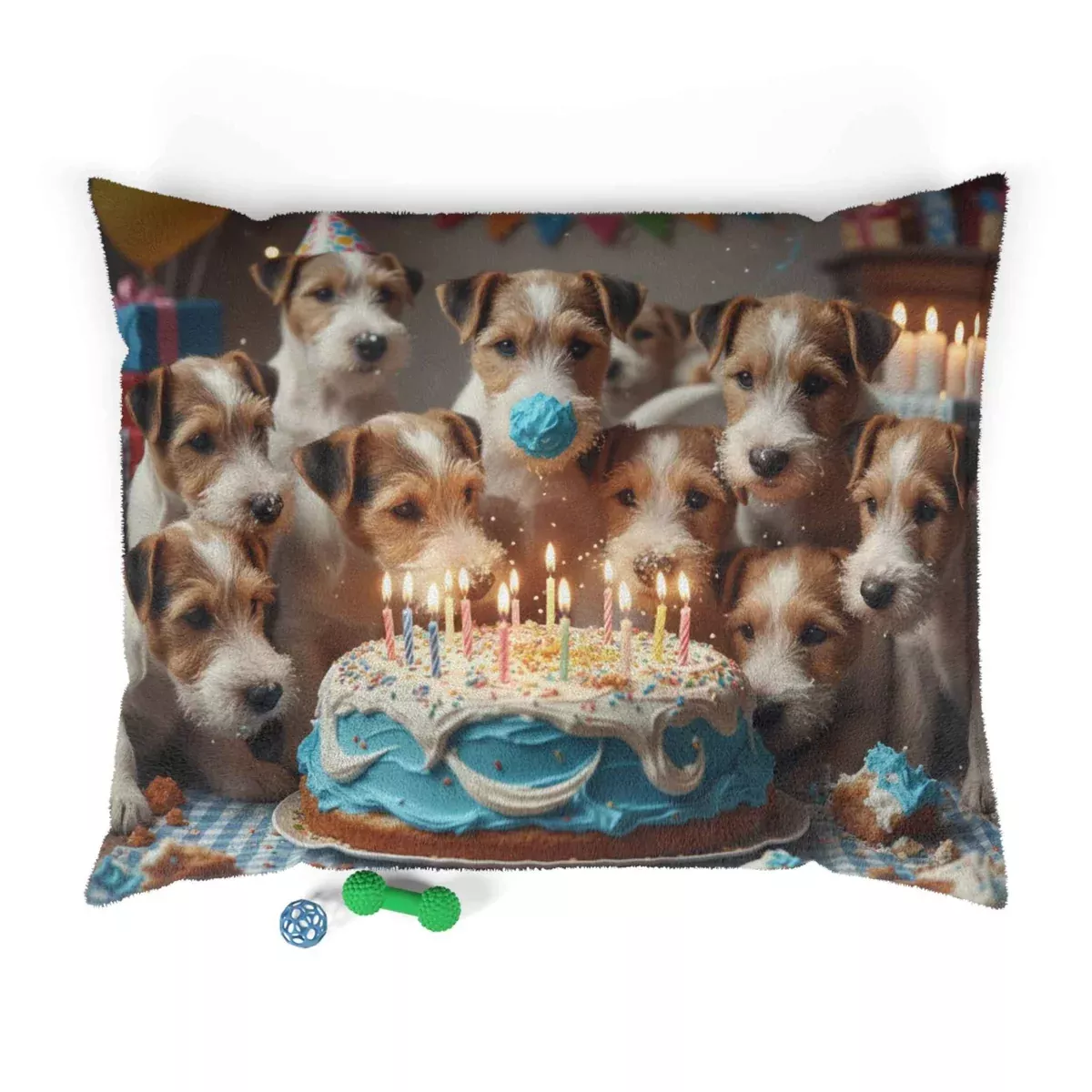 Birthday Party Puppies Pet Bed