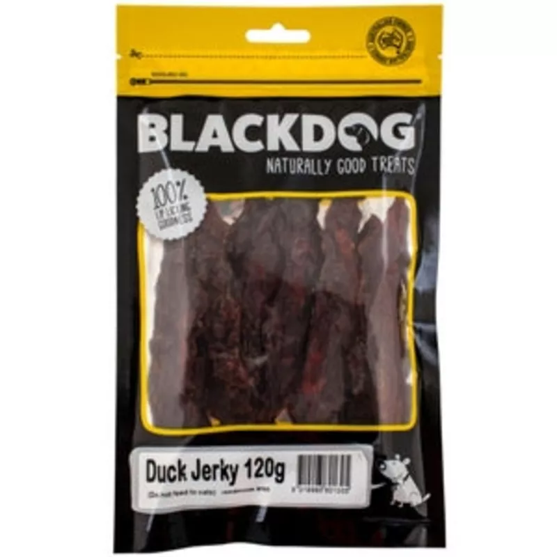 Blackdog Duck Jerky Dog Treats 120g
