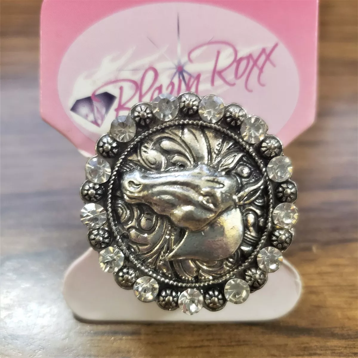 Blazin Roxx Horse Head Ring
