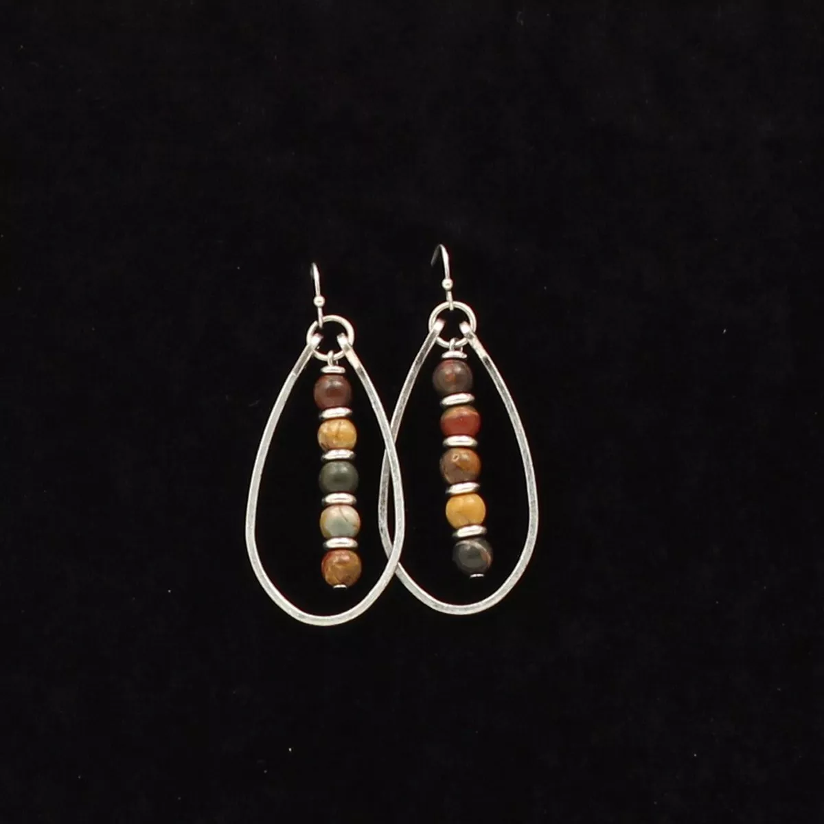 Blazin Roxx Teardrop Beaded Earrings