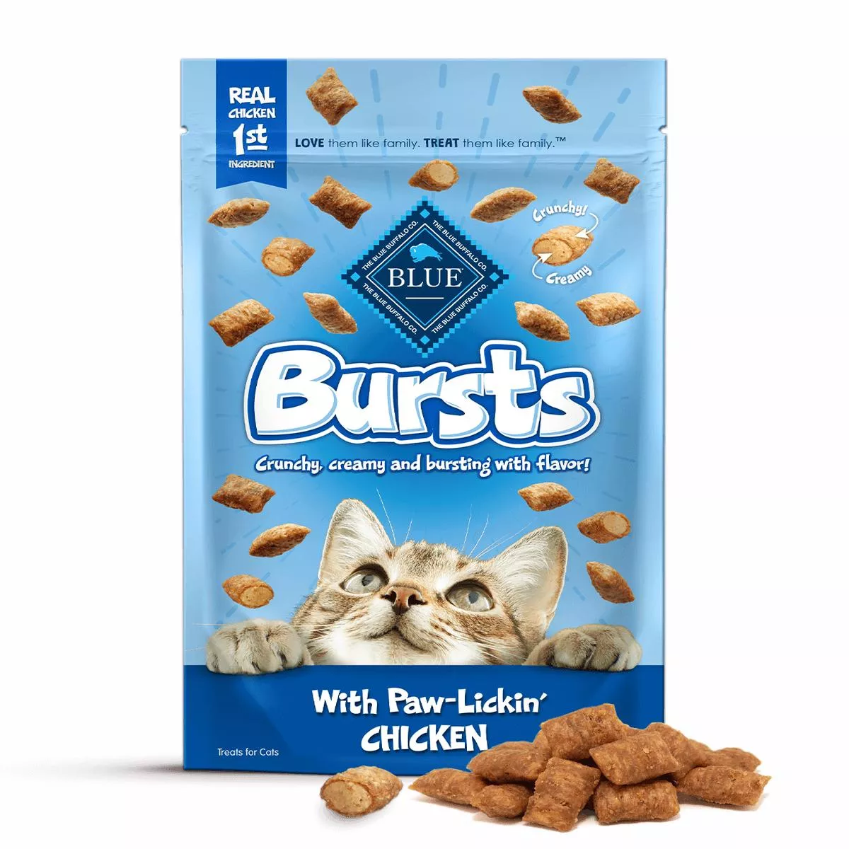 BLUE Bursts Paw-Lickin Chicken Cat Treats