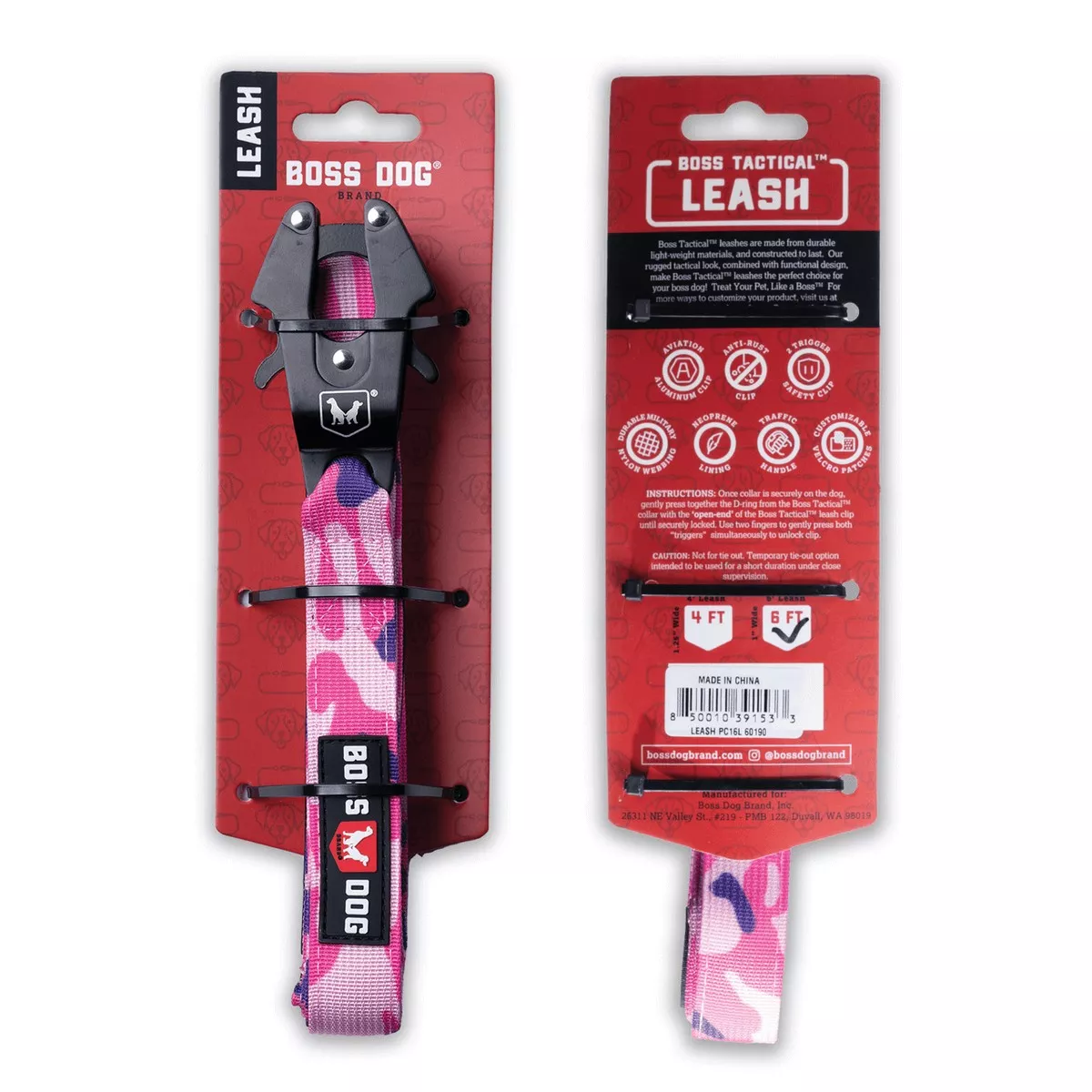 Boss Nation Brands Inc Dog Tactical Leash