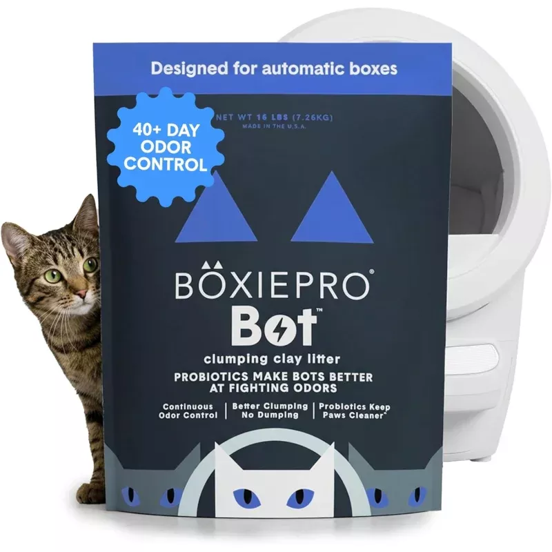 BoxiePro Bot Clumping Clay Cat Litter