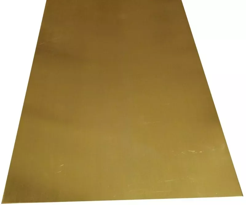 Brass Sheet Metal, .015 X 4 X 10 In.