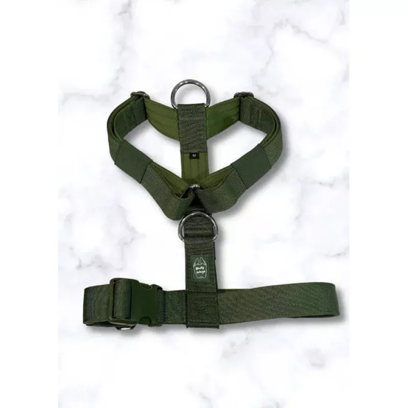 BULLY WAG "Y" STRAP HARNESS BLACK