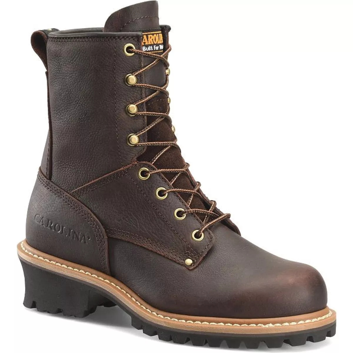 Carolina Women's 8'' Logger Work Boots - Brown