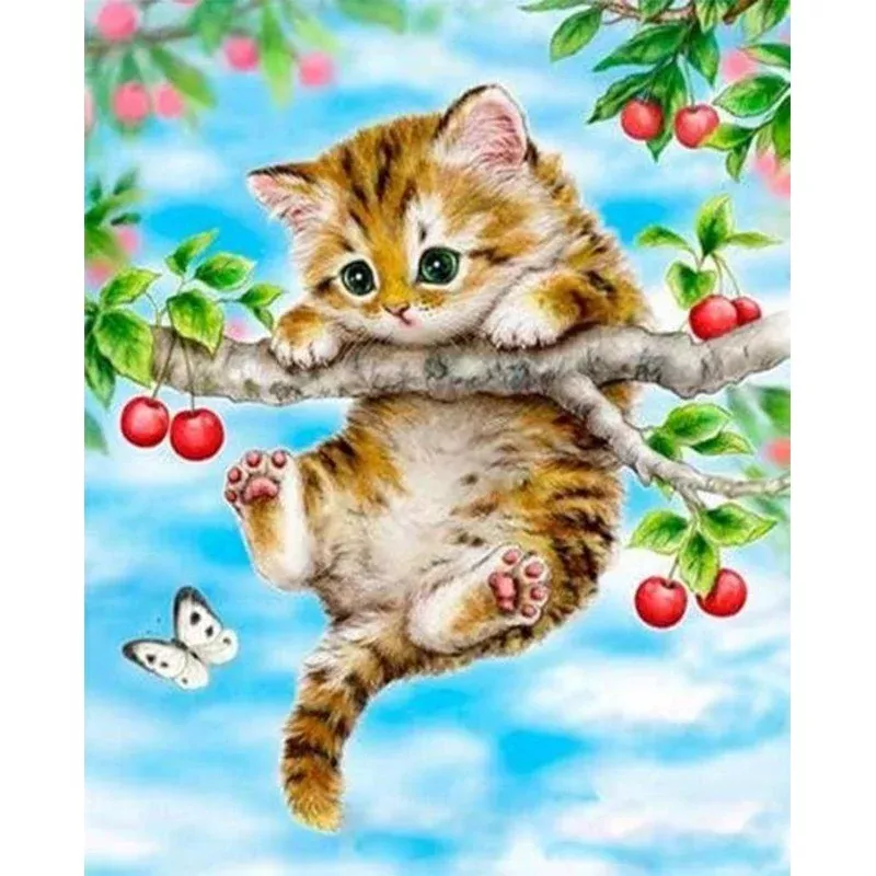 Cat hanging from the tree – Transform Your Backyard into a Wildlife Oasis for All Creatures