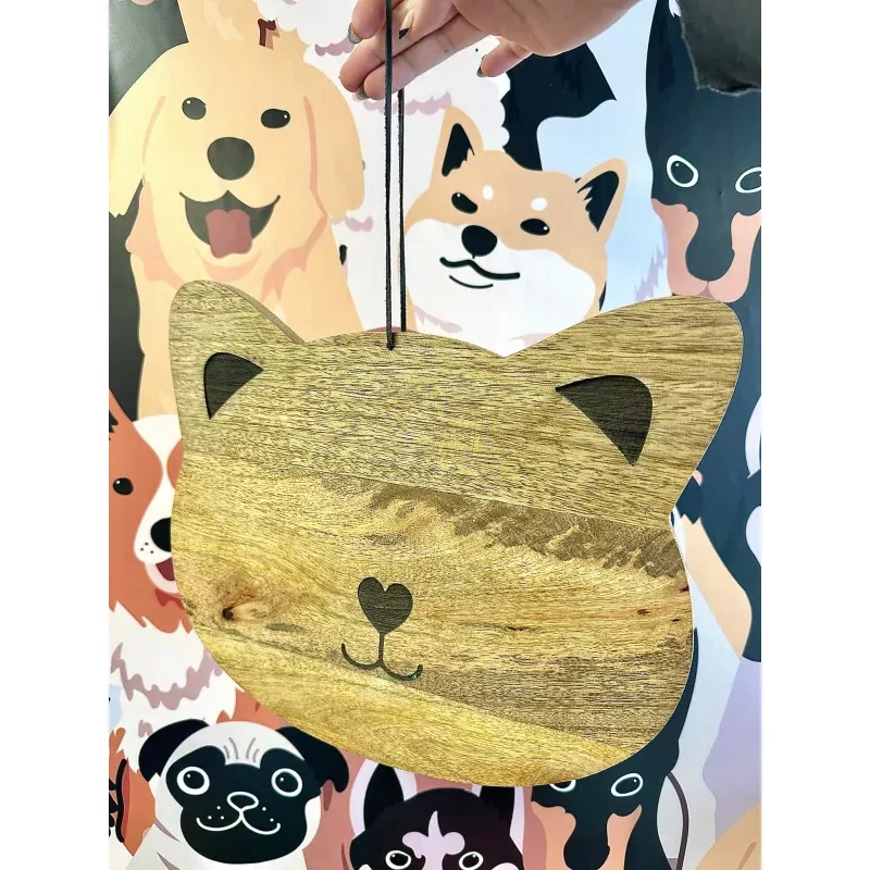 Cat Wood Charcuterie Board