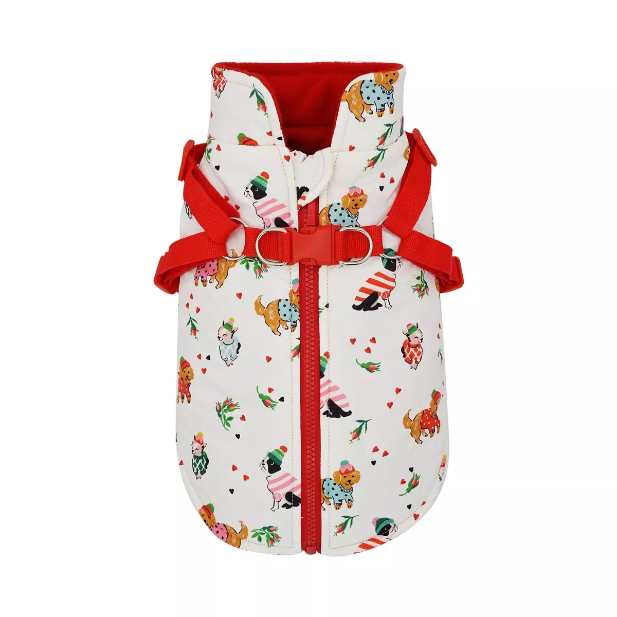 Cath Kidston Hearts & Roses Coat & Harness Large