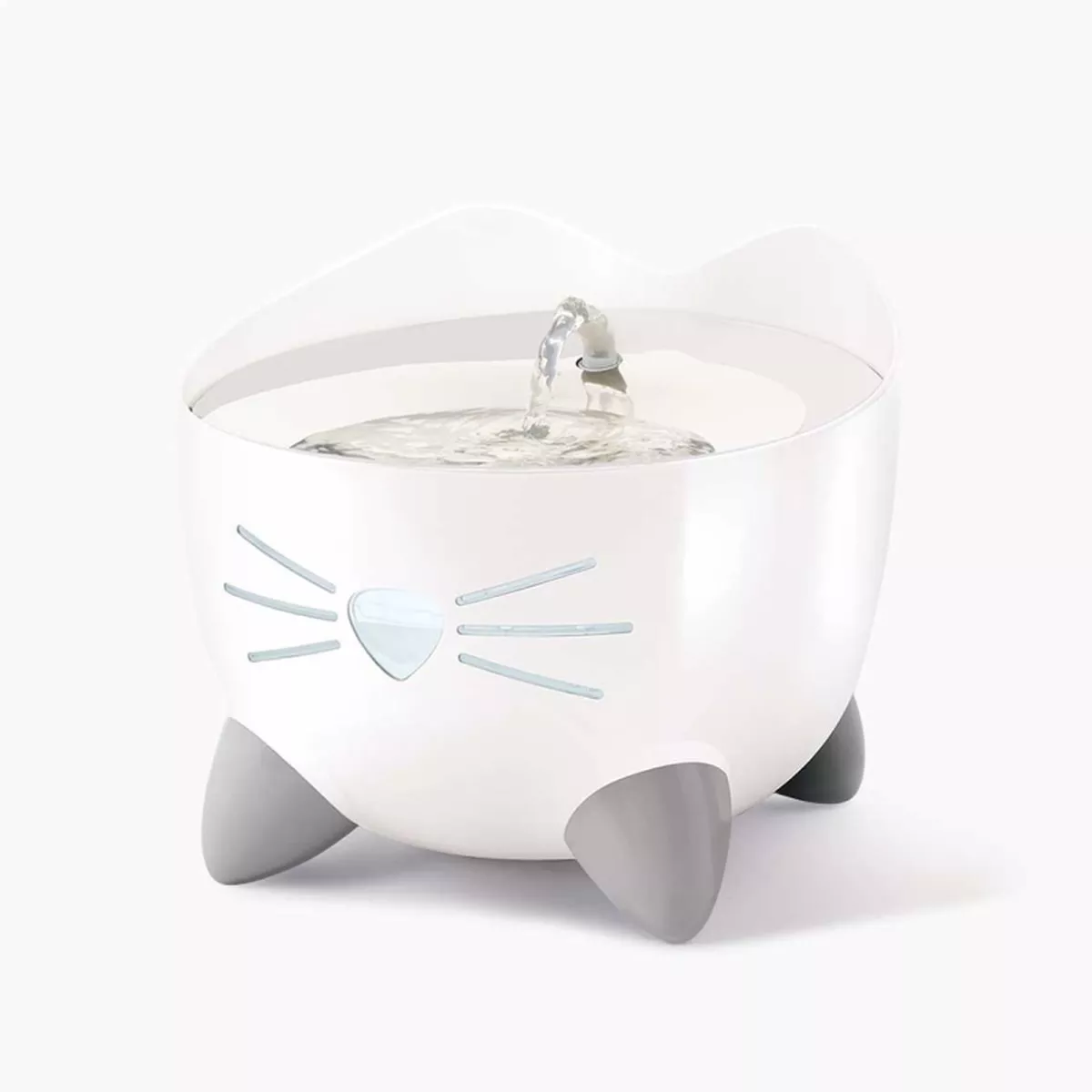 Catit Pixi Stainless Steel Fountain White, 2.5 L