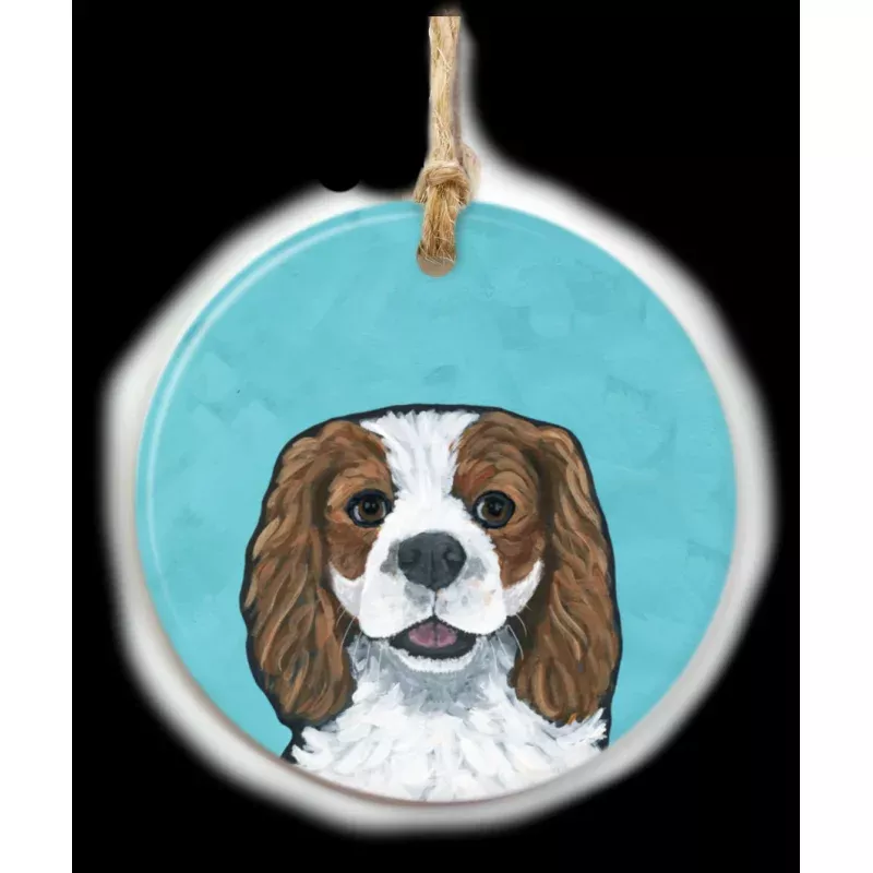 Cavalier King Charles Spaniel Ornament Blenheim