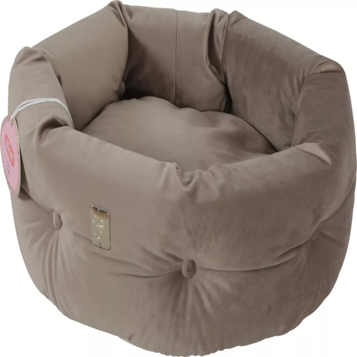 Chambord Chesterfield Pet Bed Taupe, 41 cm