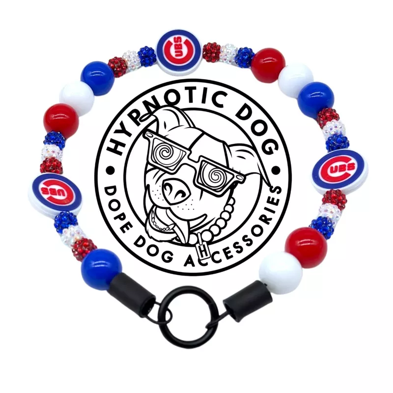 Chicago Cubs MLB Inspired Bead Collar
