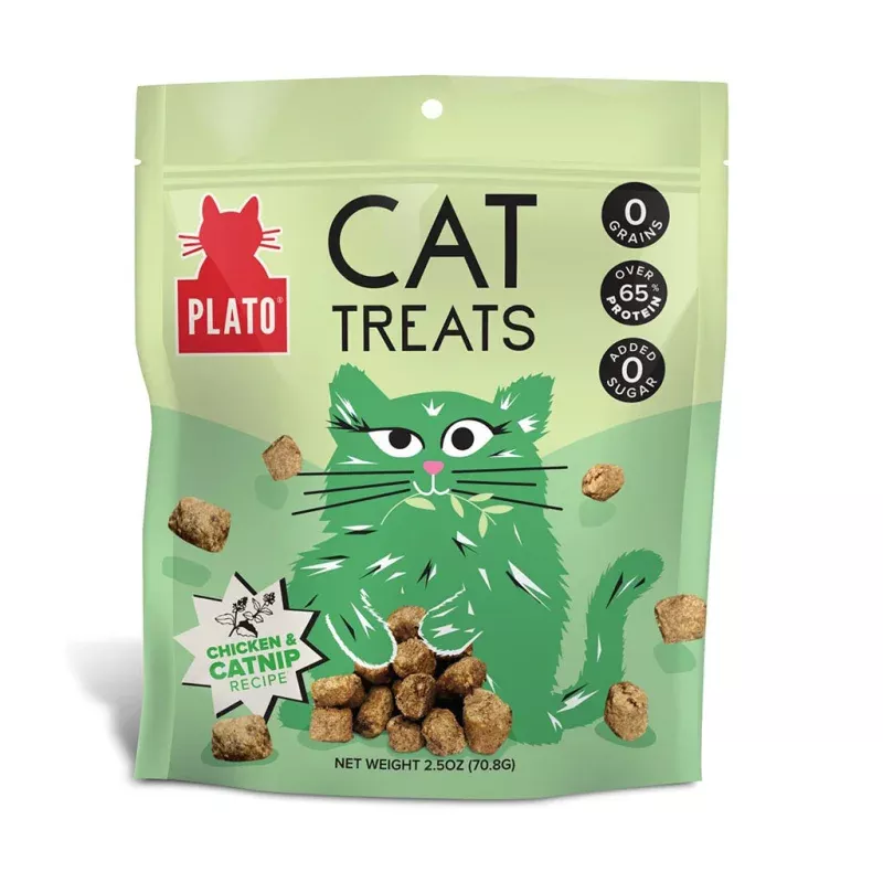 *Chicken & Catnip Air-Dried Treats for Cats