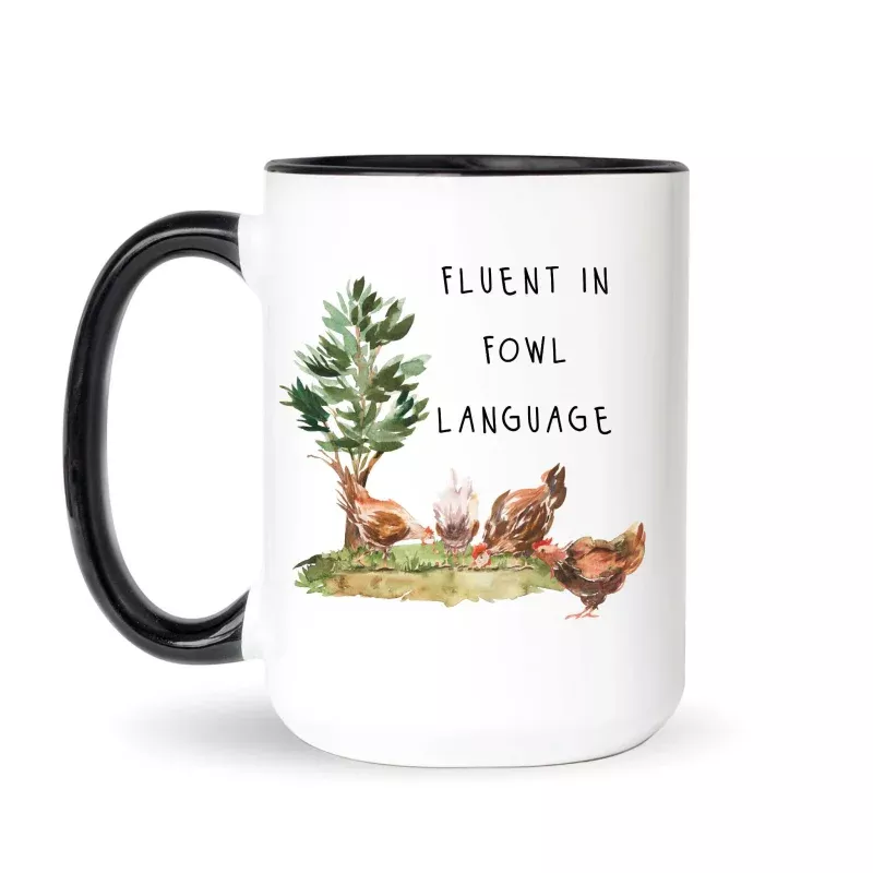 Chicken Mug - Fowl Language