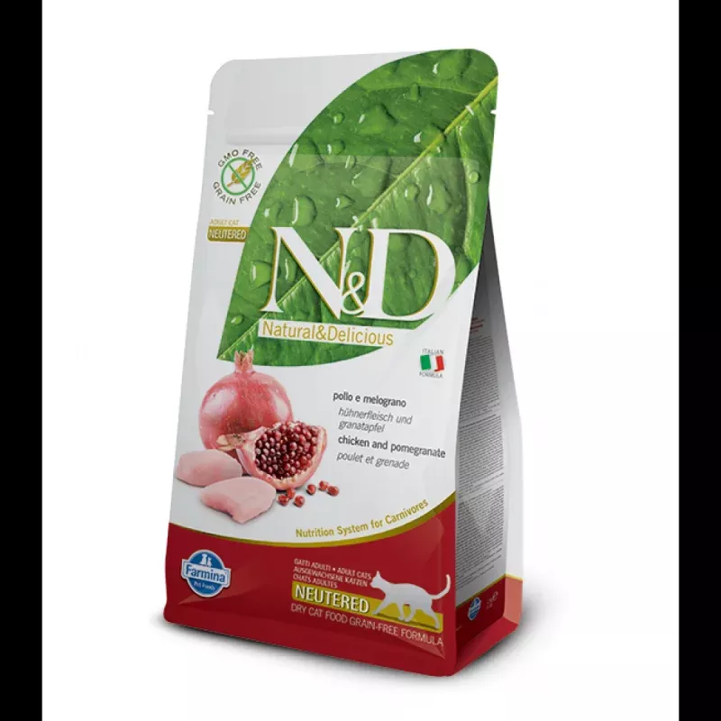 Chicken & Pomengrante Neutered Cat Dry Food