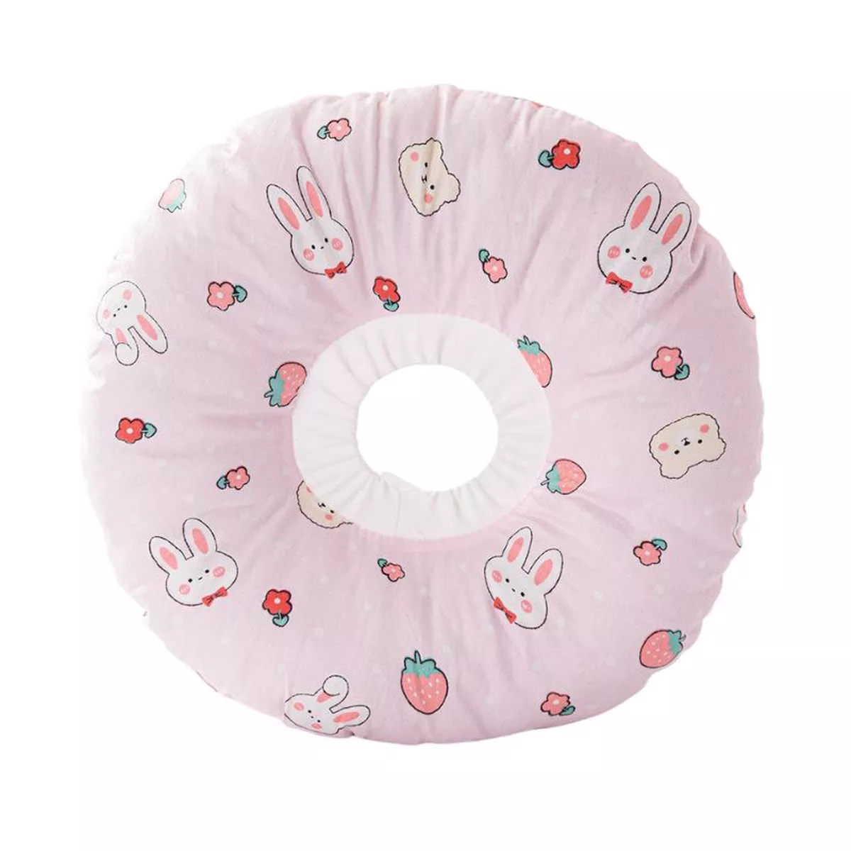 Cozy Paws Soft Pet Recovery Collar-Rabbit Print