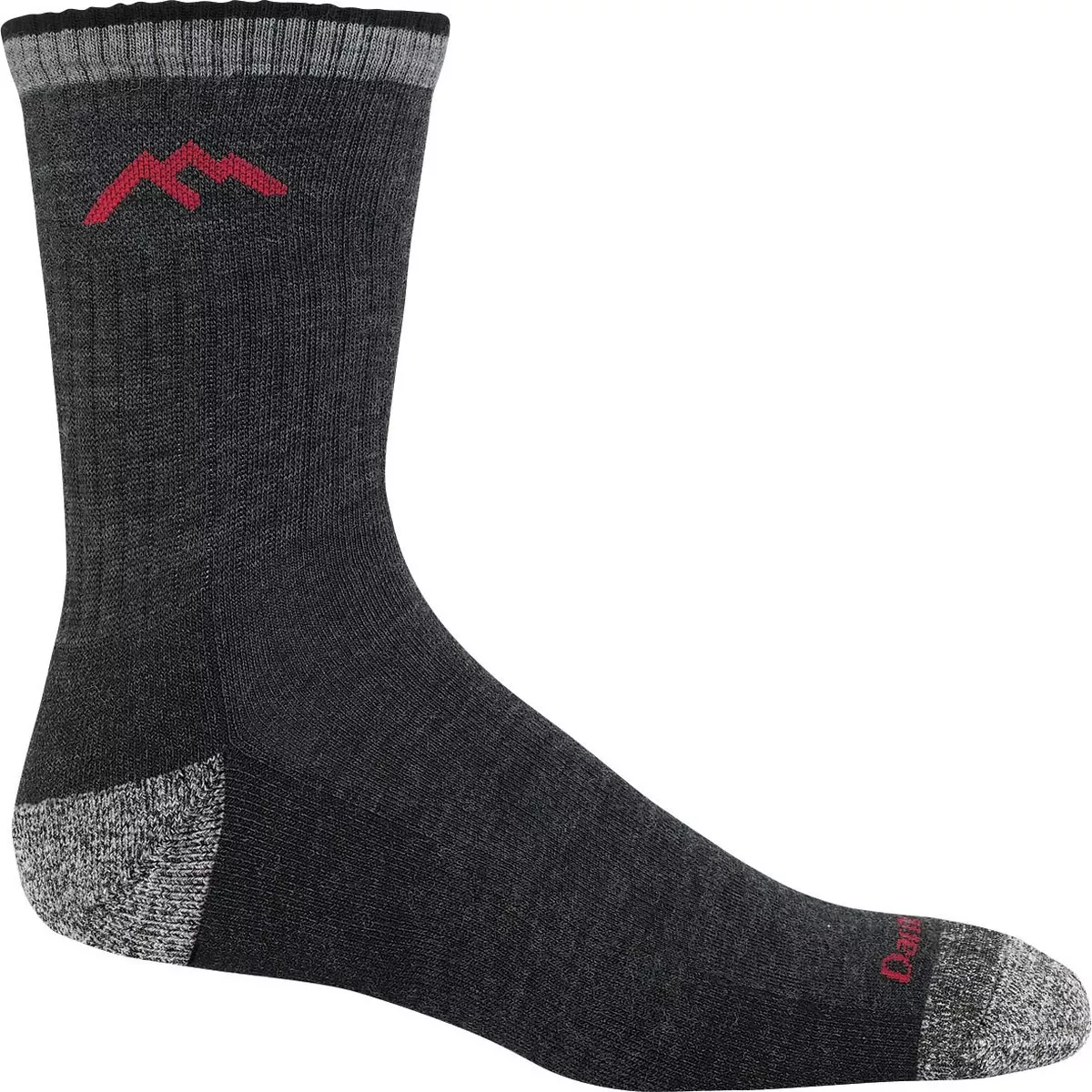 Darn Tough Men's Hiker Micro Crew Cushion Socks - Black