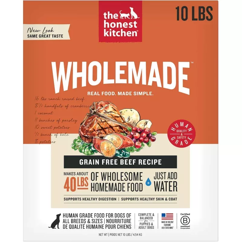 Dehydrated Beef Dog Food -Grain Free