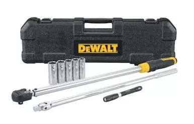 DeWalt 8 Piece 1/2in. Drive Torque Wrench Tire Change Kit