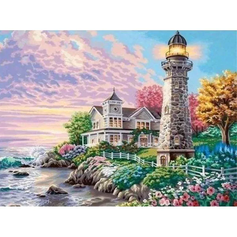 Diamond Painting – Small Lighthouse – Transform Your Backyard into a Wildlife Oasis for All Creatures