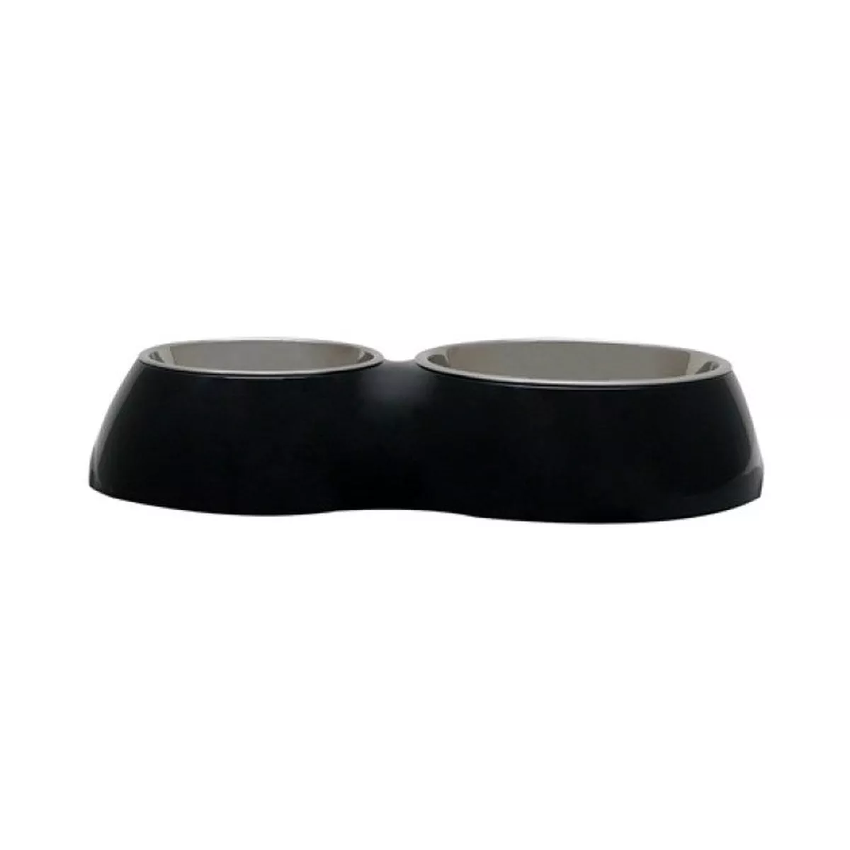 Dog Bowl Double Diner Black