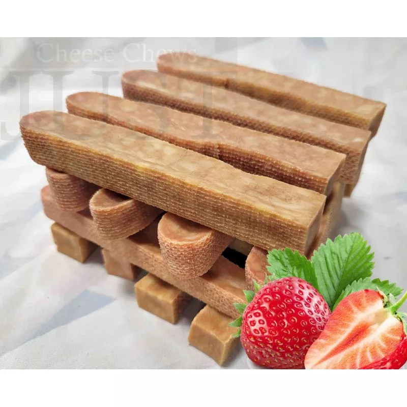 Dog Cheese Chew - Strawberry Himalayan Yak 3.5oz 100g