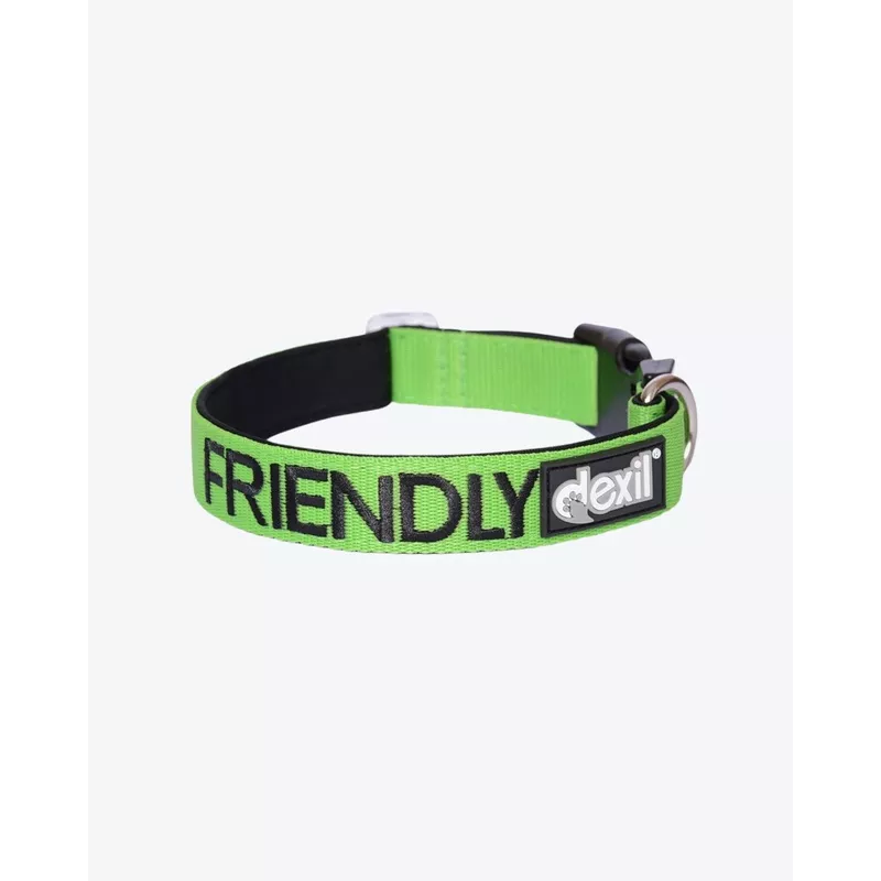 Dog Clip Collar – FRIENDLY – Green GREEN