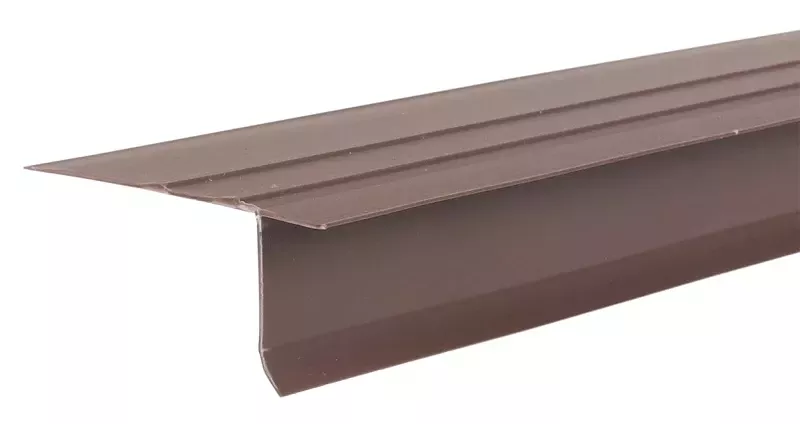 Drip Edge, Brown Vinyl, 10 Ft.