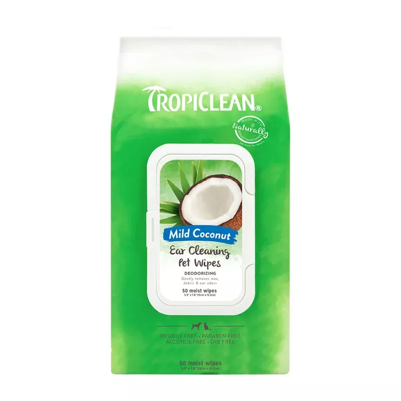 Ear Wipes Mild Coconut 50pk