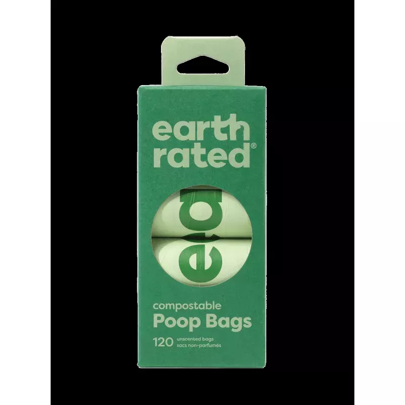 EARTH RATED- COMPOSTABLE POOPBAGS handle 120's