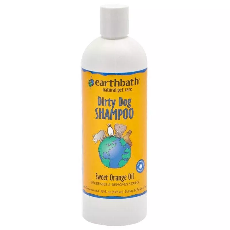 Earthbath – Dirty Dog Shampoo – Sweet Orange Oil, 16Oz