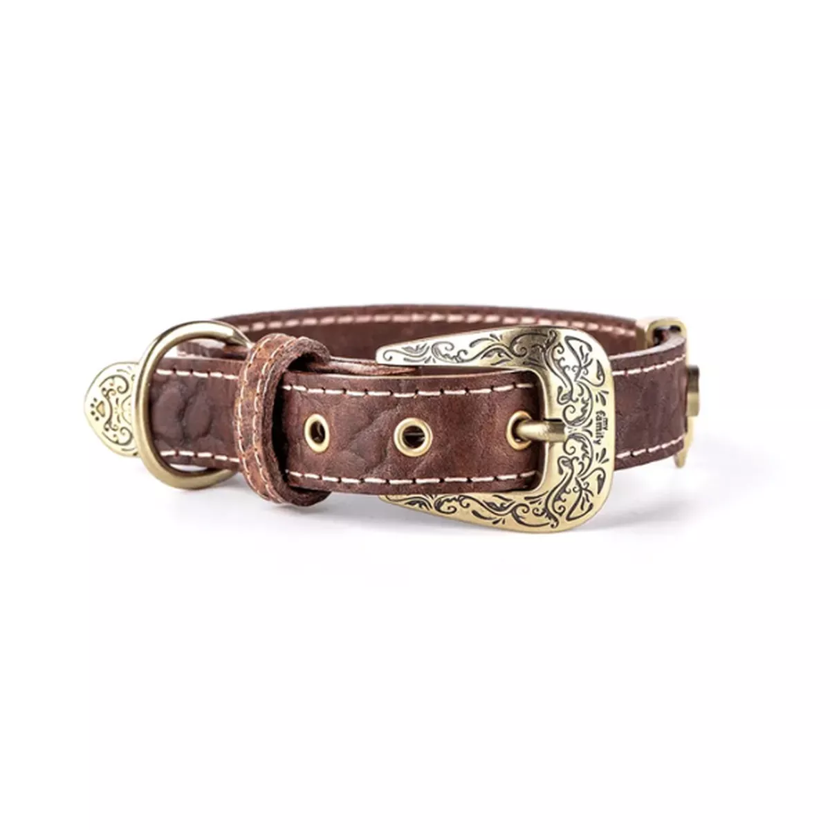 EL PASO COLLAR 42-55CM LEATHER