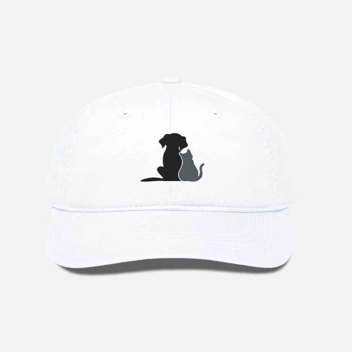 EverythingBoho Cat & Dog Friendship BaseBall Cap