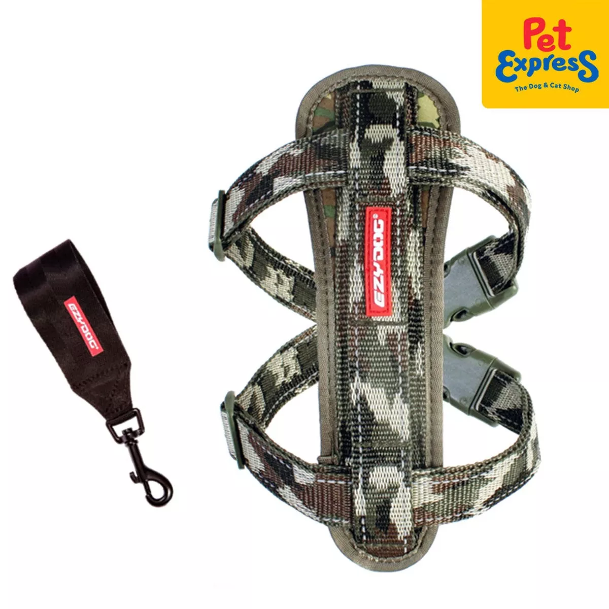 EzyDog Chestplate Dog Harness Extra Large Camouflage