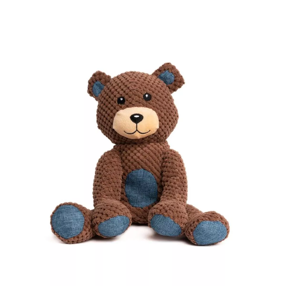 fabdog Floppy Plush Dog Toy, Teddy Bear